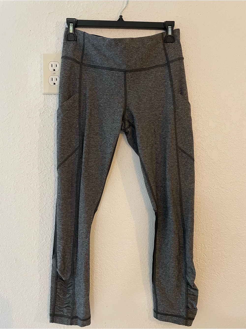 lululemon athletica Gray Pocketed Performance Leggings
